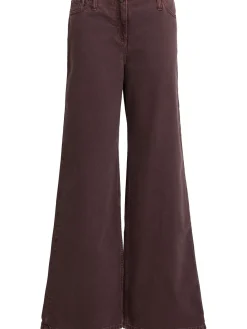 Jeans dritti vita bassa in denim