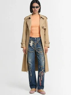 Jeans gamba ampia Tlo in cotone biologico