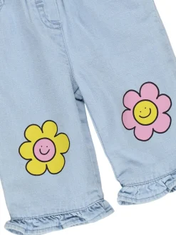 Jeans in cotone stampato