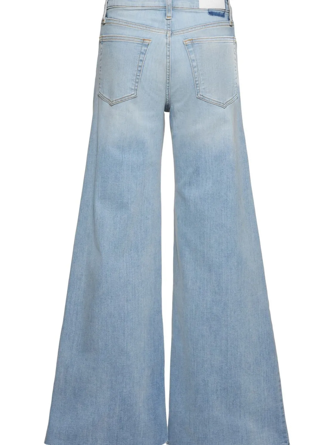 Jeans larghi vita media