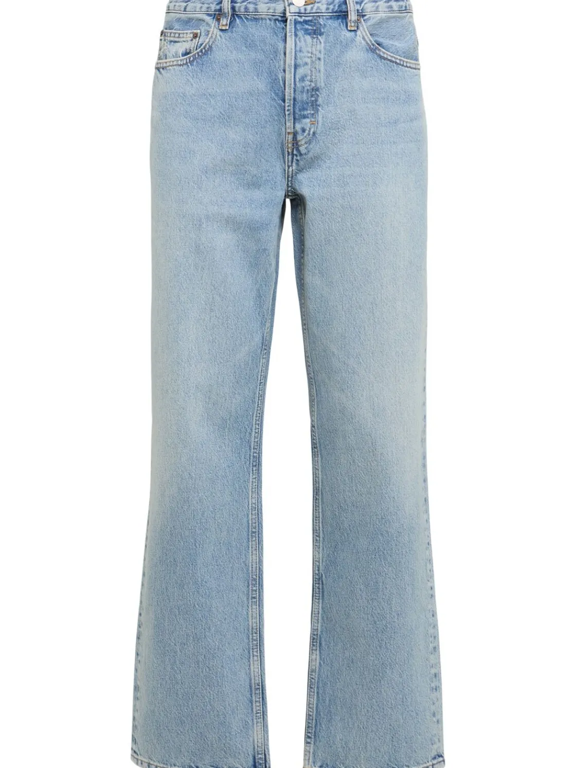 Jeans relaxed fit in denim di cotone