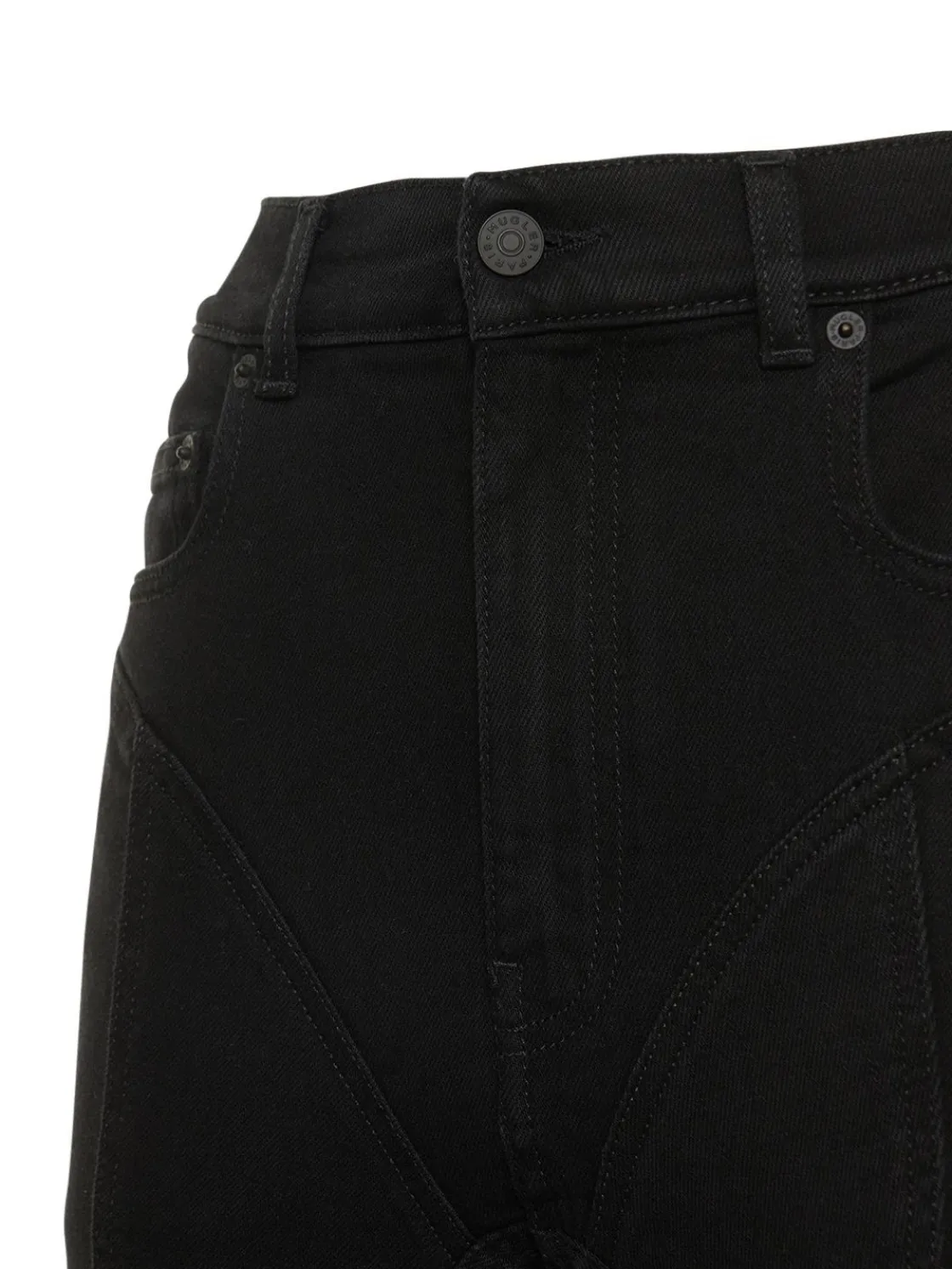 Jeans skinny in denim e jersey