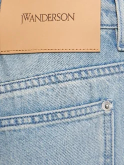 Jeans vita media boyfriend fit con fibbie