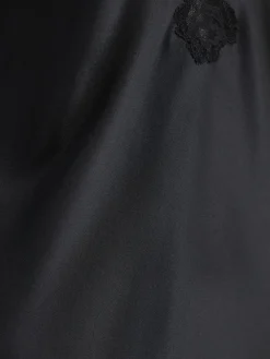 Juliet lace & satin mini dress