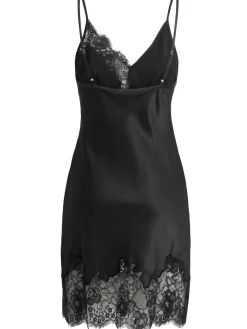 Juliet lace & satin mini dress
