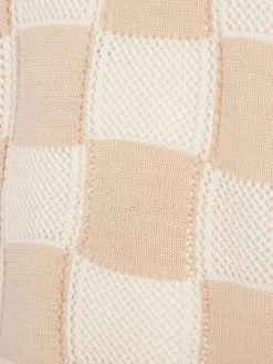 Knitted cotton blend t-shirt