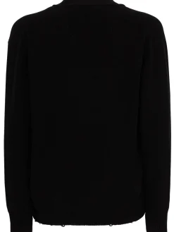 Knitted cotton boxy fit cardigan