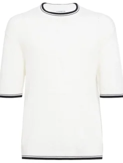 Knitted cotton t-shirt