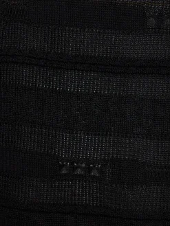 Knitted viscose blend t-shirt