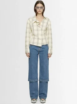 Layered baggy jeans
