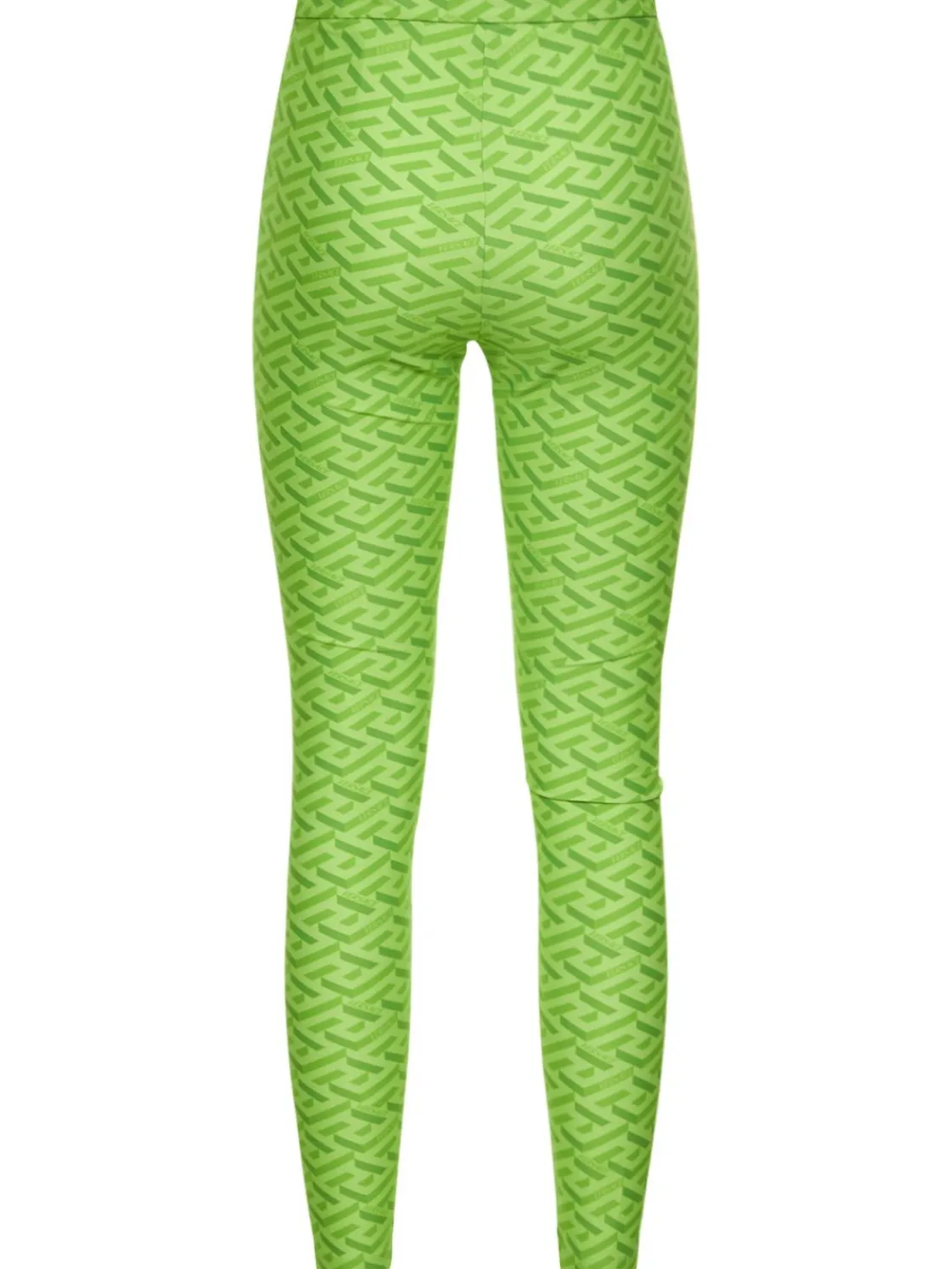 Leggings in jersey con logo