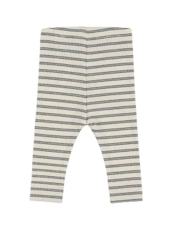 Leggings in misto cotone a righe