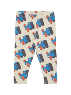 Leggings in misto cotone organico con stampa