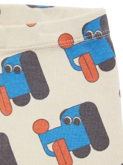 Leggings in misto cotone organico con stampa