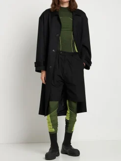 Leggings in techno senza cuciture con logo