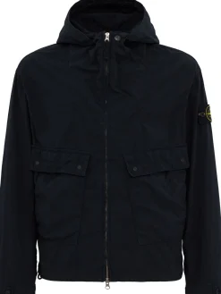 Light compact touch parka jacket