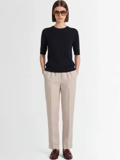 Linen wide pants