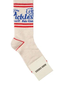 Logo cotton blend socks