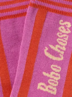 Logo cotton blend socks