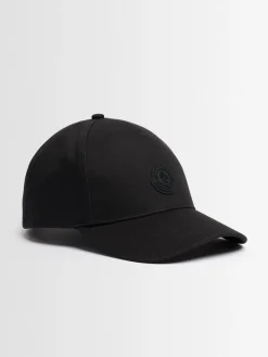 Logo cotton gabardine baseball cap