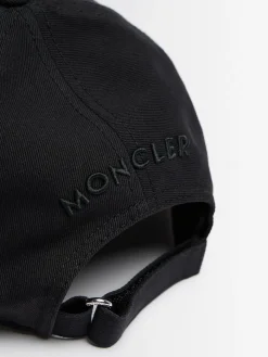 Logo cotton gabardine baseball cap