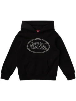 Logo cotton hoodie