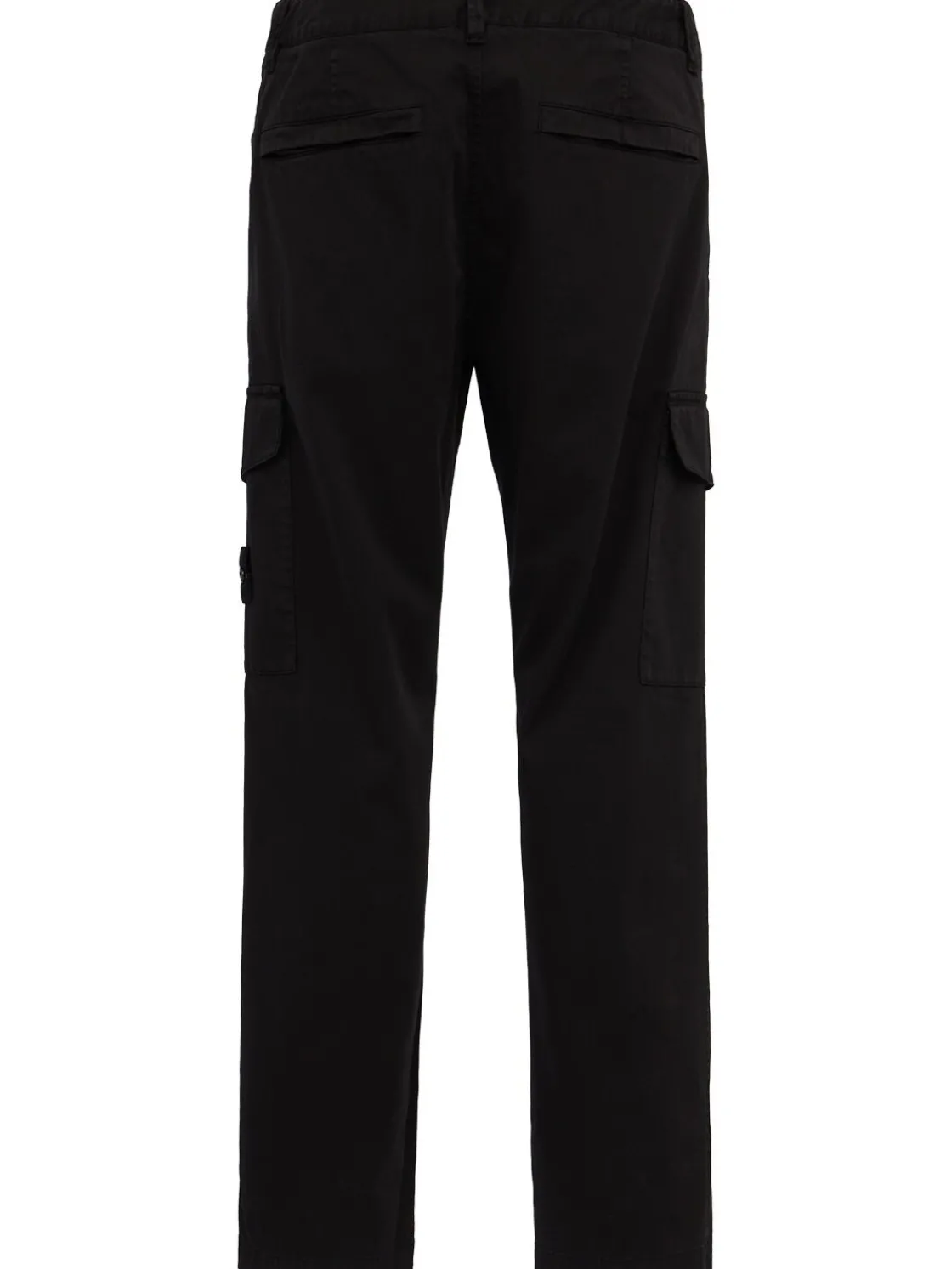 Logo cotton regular pants
