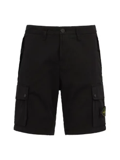 Logo cotton slim shorts