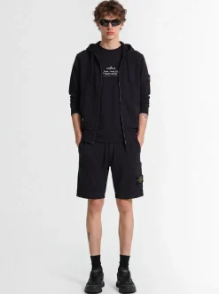 Logo cotton sweat shorts