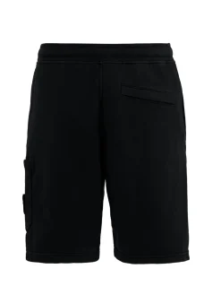 Logo cotton sweat shorts