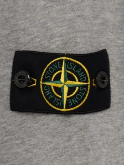 Logo cotton zip up hoodie