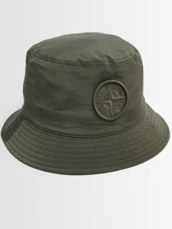 Logo nylon bucket hat