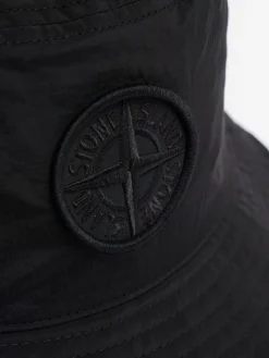 Logo nylon bucket hat