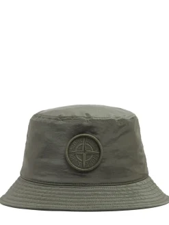 Logo nylon bucket hat