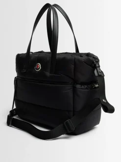 Logo nylon diaper bag