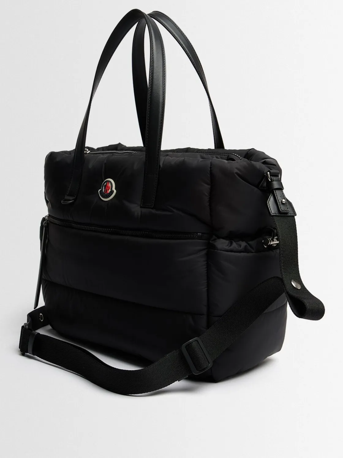 Logo nylon diaper bag