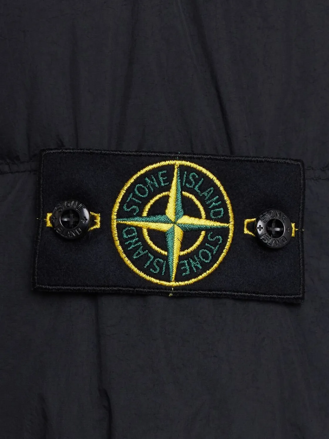 Logo nylon down jacket