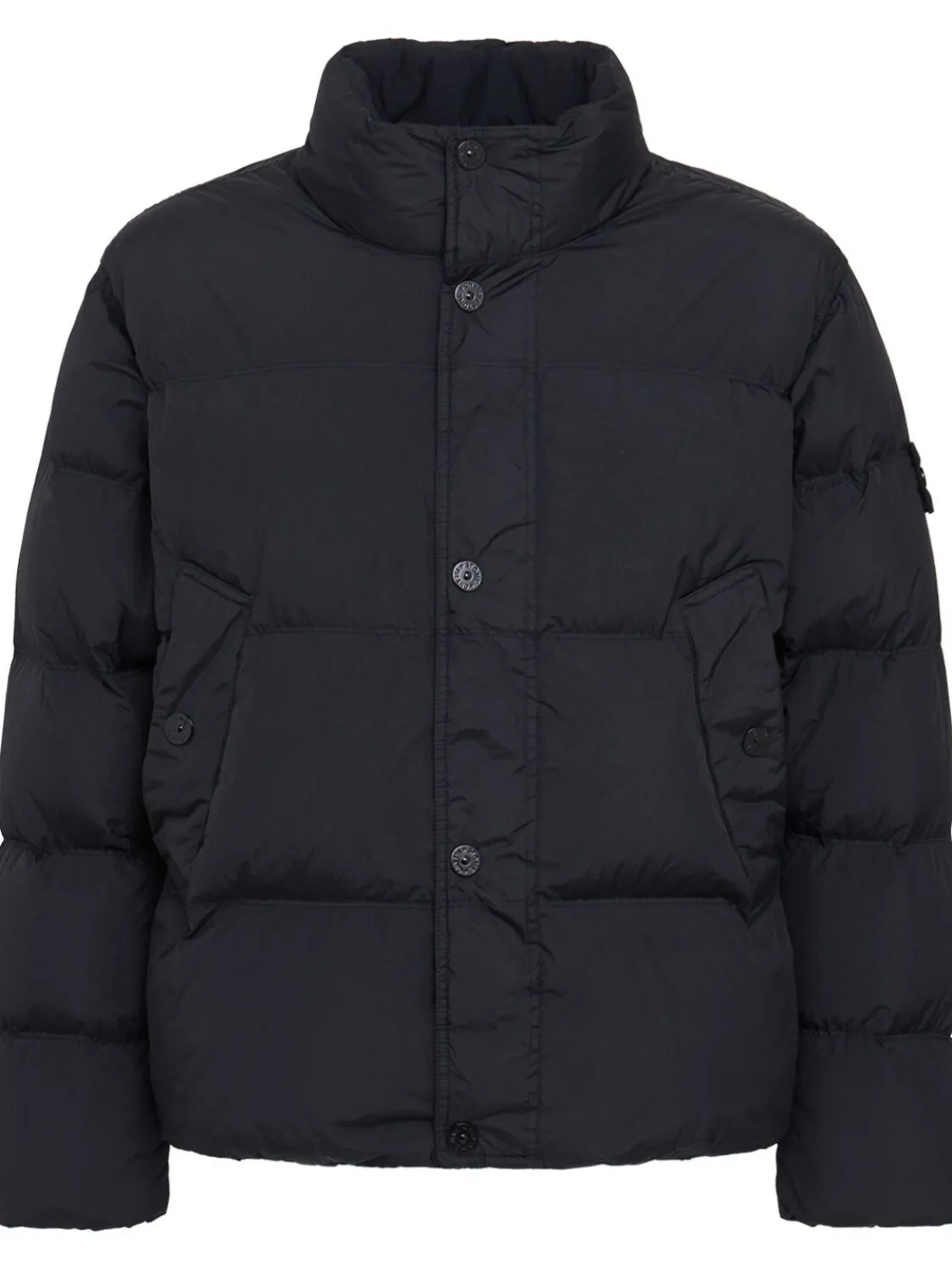 Logo nylon down jacket