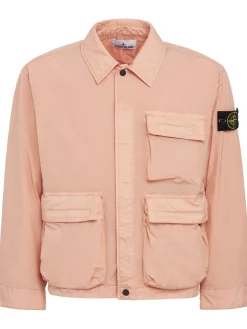 Logo nylon field jacket