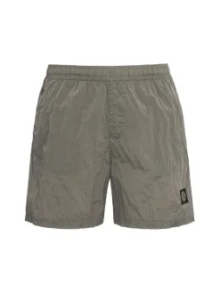 Logo nylon shorts