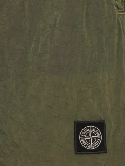 Logo nylon shorts