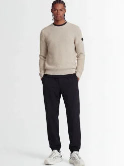 Logo nylon track pants