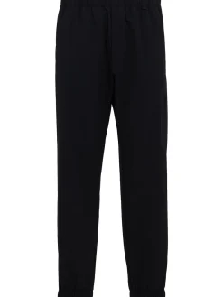 Logo nylon track pants