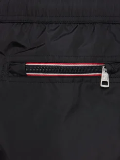 Logo patch nylon swim shorts