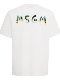 Logo printed cotton t-shirt