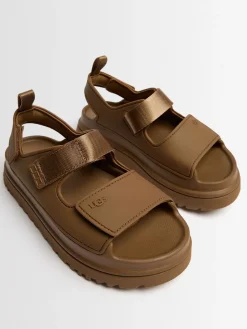 Logo print sandals