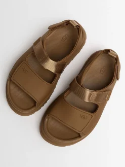 Logo print sandals