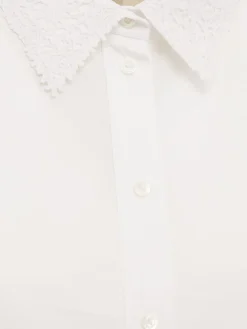 Long sleeve cotton poplin shirt