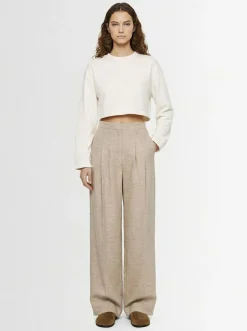 Lotus linen blend wide pants