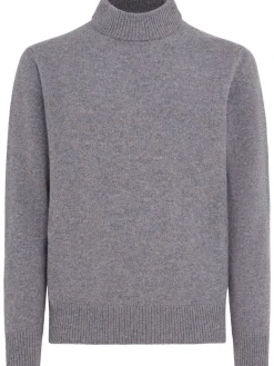 Maglia a collo alto in lana